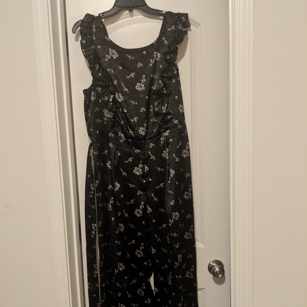 Kaari blue curvy black jumpsuit